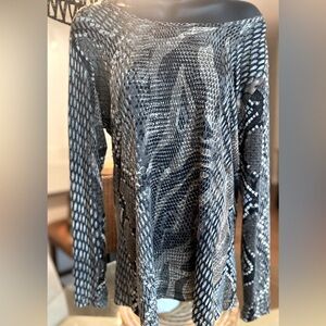 Banana Blue Australia snakeskin blouse
